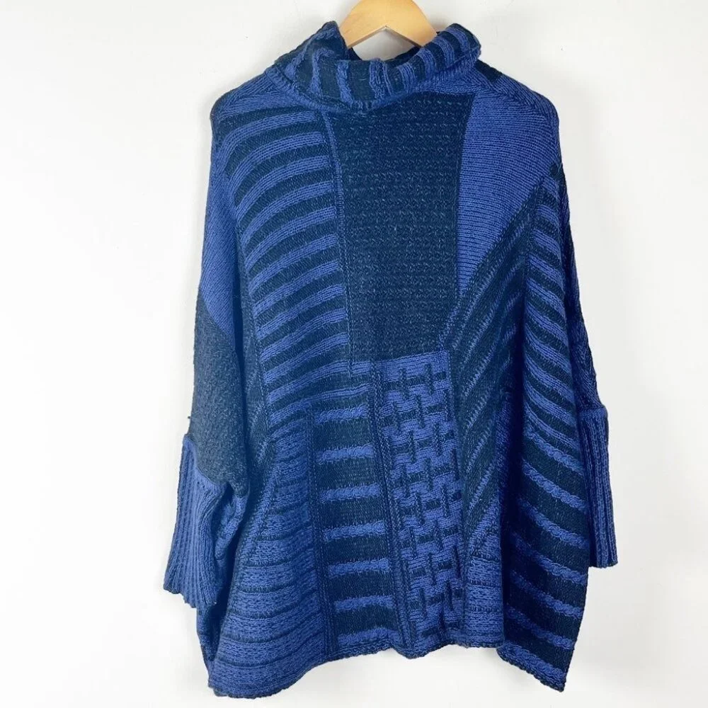 NWT Caamano Dolman Turtleneck Alpaca Sweater 1SZ - Picture 3 of 5
